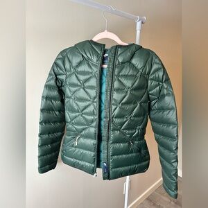 Nike Dark Green Quilted Women's Puffer Jacket